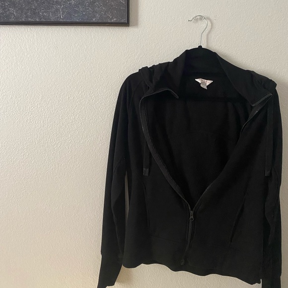 Danskin Black Cotton Jacket - Picture 1 of 3
